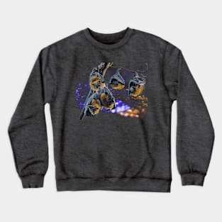 Cosmic Space Bats Crewneck Sweatshirt